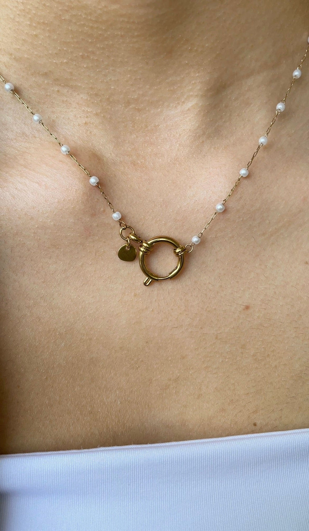 Collana semplice con perla
