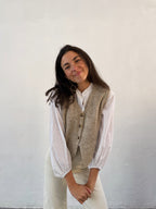 Gilet Rous Beige