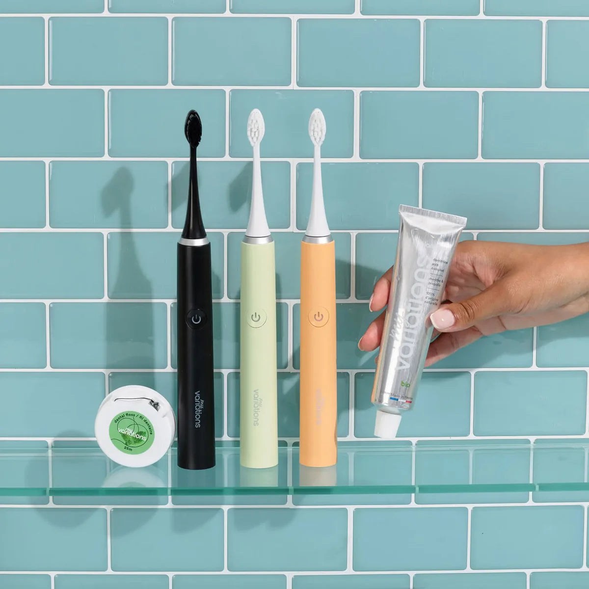Brosse Verte + Étui + Support