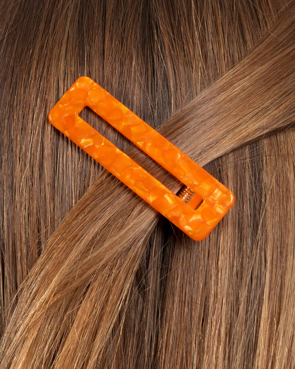 Haarspange Rechteck – Clementine