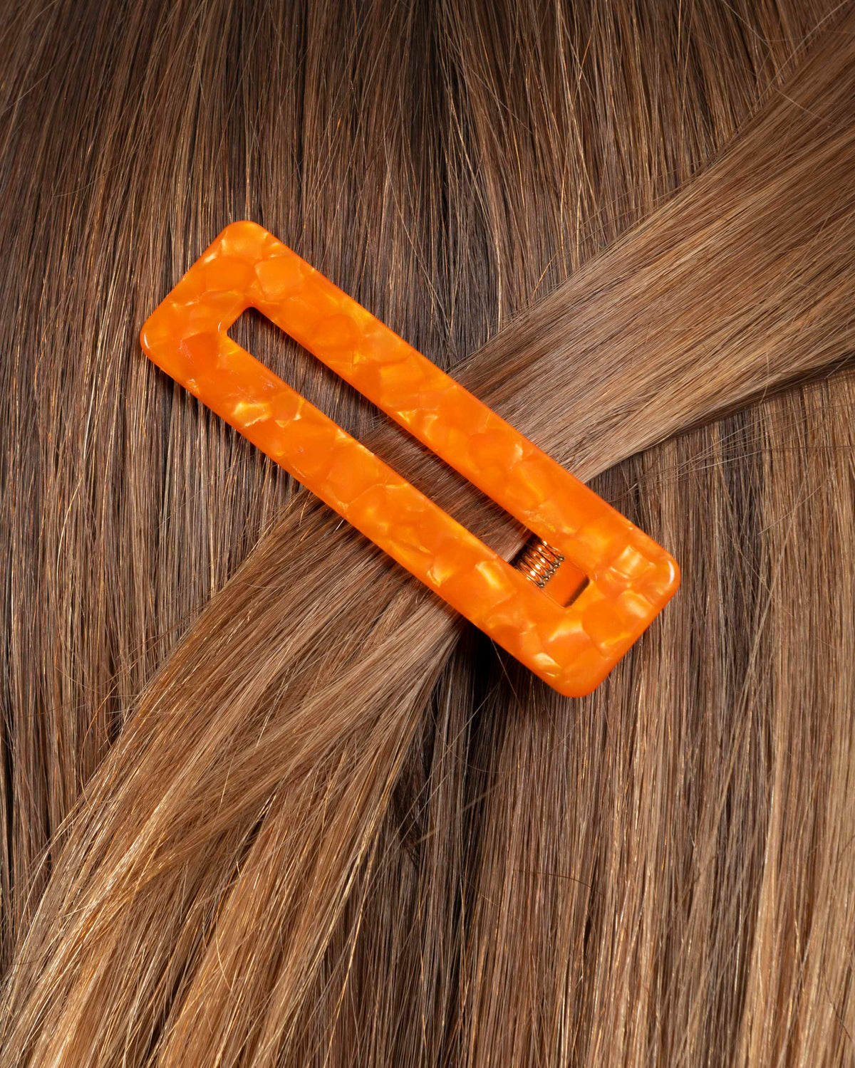 Haarspange Rechteck – Clementine