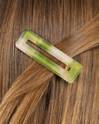 Rectangle Hair Clip - Apple