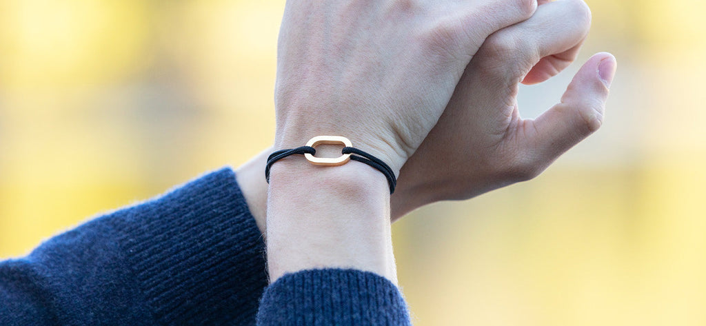 Pulsera Phare - Beige y Blanco