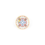 Set De 6 Platos Hondos "Flower&Lemon"