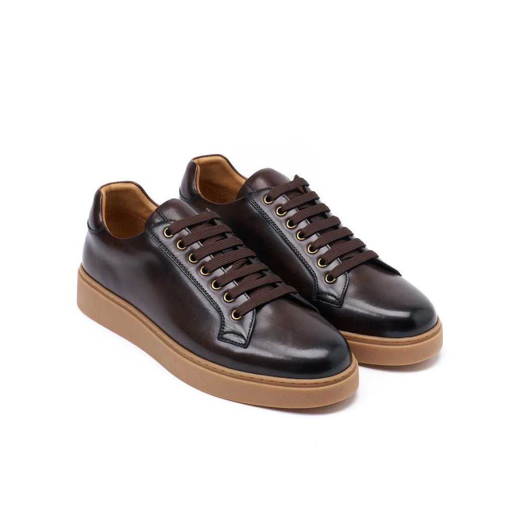 Baskets Classiques À Lacets - Marron Foncé - Homme
