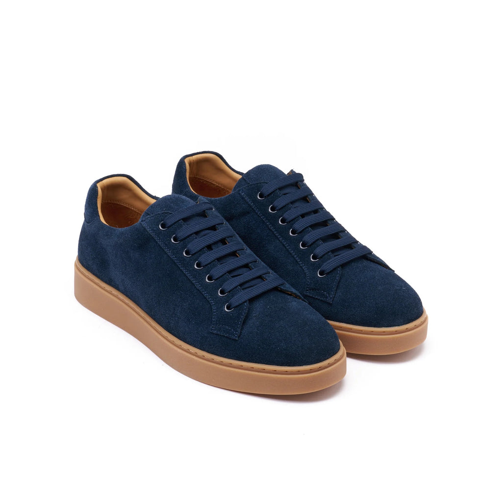 Baskets Classiques À Lacets - Bleu Marine - Homme