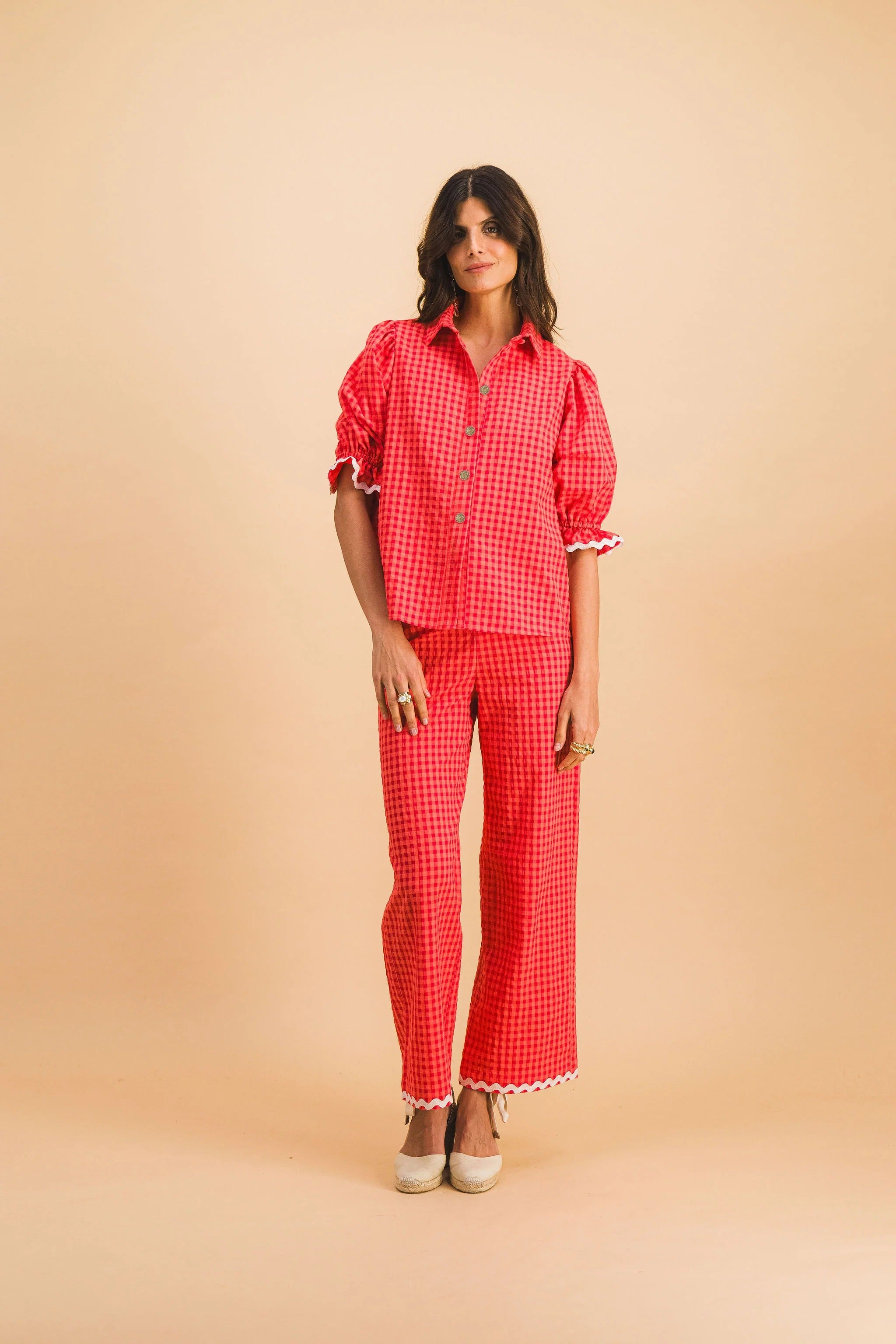 Conjunto de cuadros rojos de Georgia & Jim