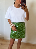 Falda Celine Oliva