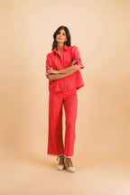 Conjunto de cuadros rojos de Georgia & Jim