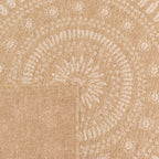 Alfombra Natural Efecto Yute - Motivos Orientales Blancos