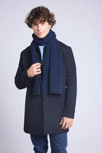 Echarpe Etole Unisexe Scarf En Cachemire - Bleu Marine - Mixte - 100% Cachemire
