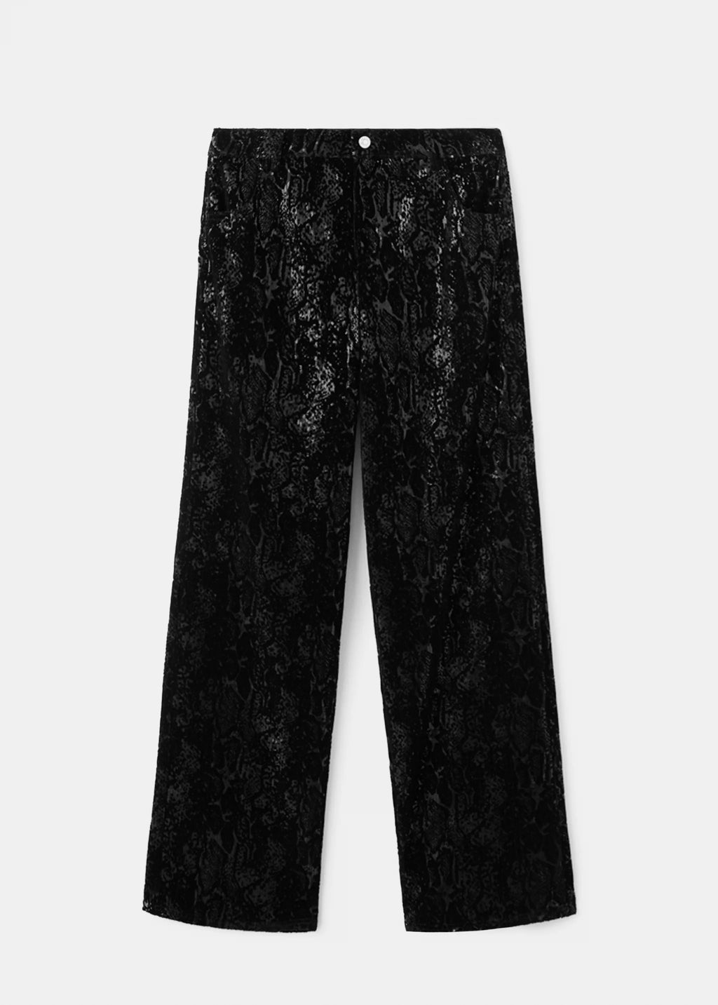 Pantalon Droit Paillettes