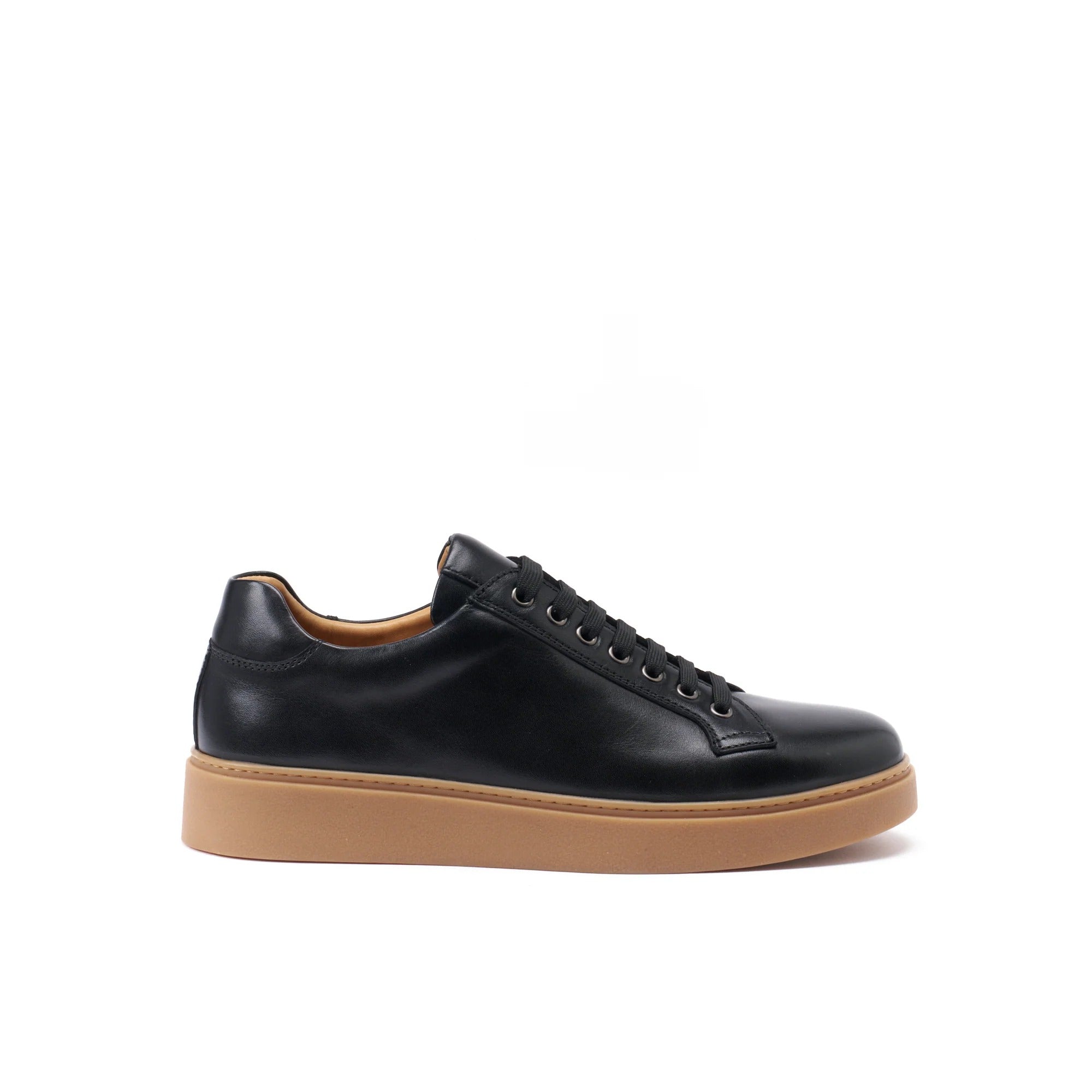 Classic Lace-Up Trainers - Black - Men