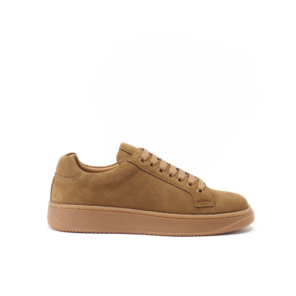 Zapatillas clásicas con cordones - Marrón - Mujer