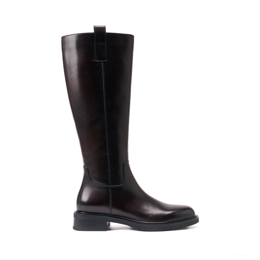 British Passport - High Boots - Dark Brown - Women's