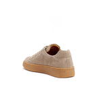 Classic Lace-Up Trainers - Taupe - Women