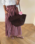 Pink Striped Janna Skirt