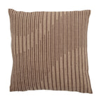 Witham - Set of 2 Cushions - Brown - Cotton