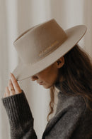 Sombrero de Fieltro Iris - Marfil