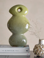 Kaui - Decorative Object - Green - Stoneware