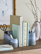 Meliad - Bookend - Blue - Stoneware