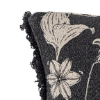 Mali - Set of 2 Cushions - Black - Recycled Cotton