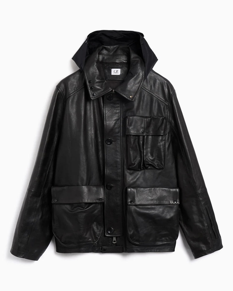C.P. Company - Veste En Cuir Mille