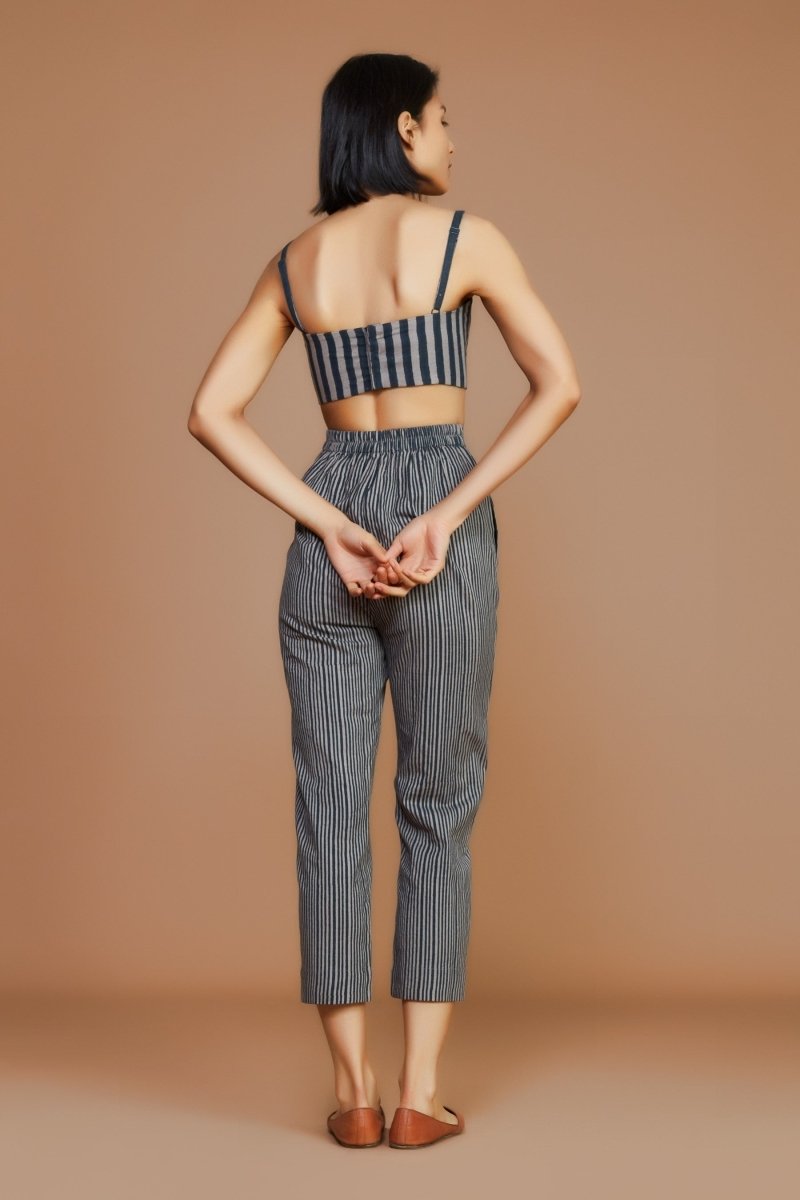 Janie Corset Set - Charcoal