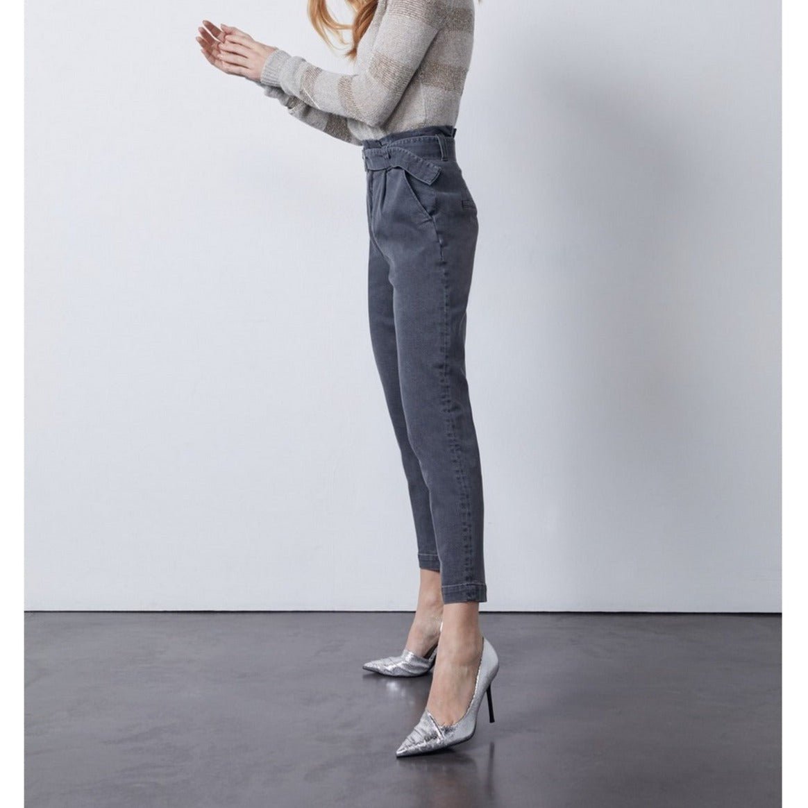 Basic Ava Jeans - Dnm Gray