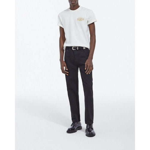 The Kooples - Retro Straight Cut Black Washed Jeans - Men