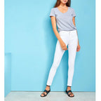 Vaqueros de cintura alta Arnel - Dnm Off White