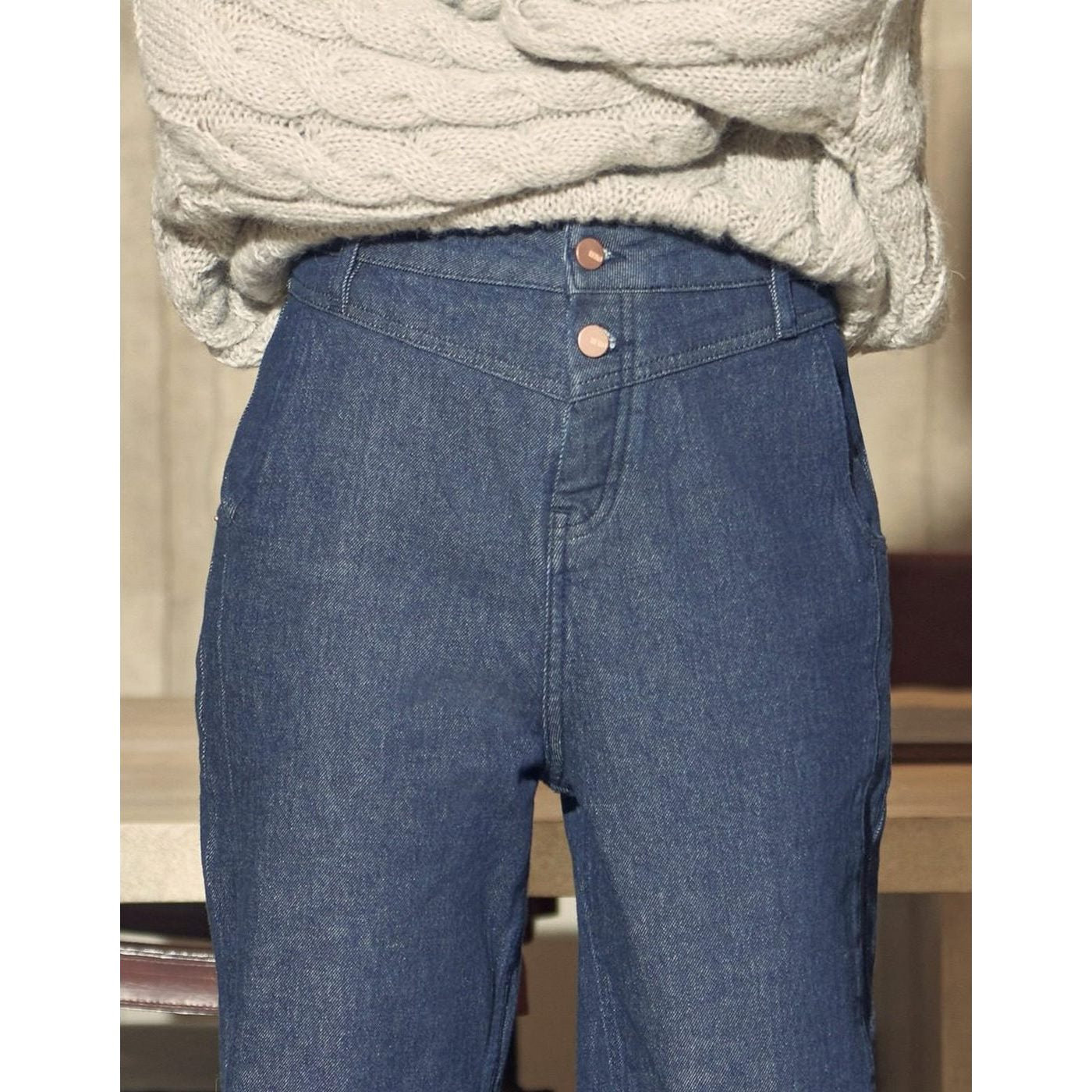 Nyla High-Waist Jeans - Denim B-133 - Women
