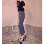 Reiko - Jean Highwaist Cropped Milo - Dnm G-630 - Mujer