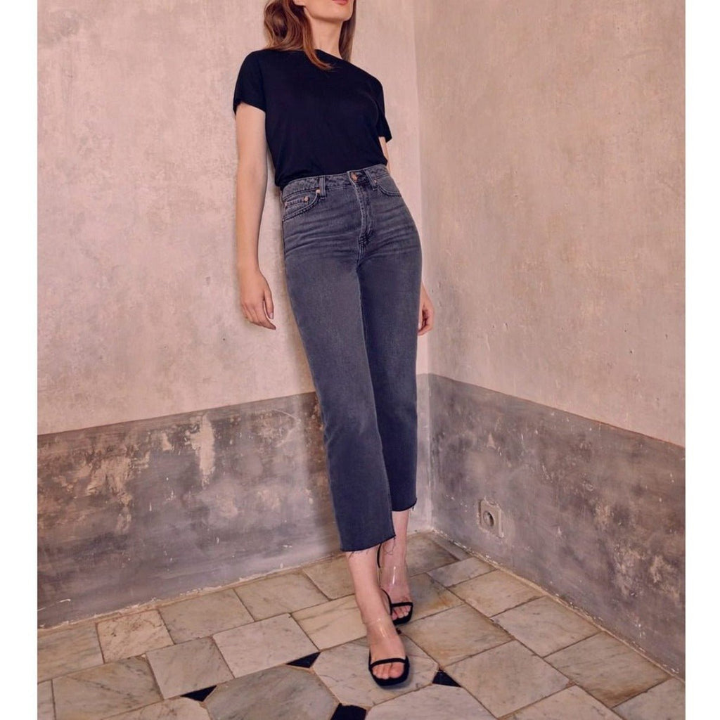 Reiko - Jean Highwaist Cropped Milo - Dnm G-630 - Mujer