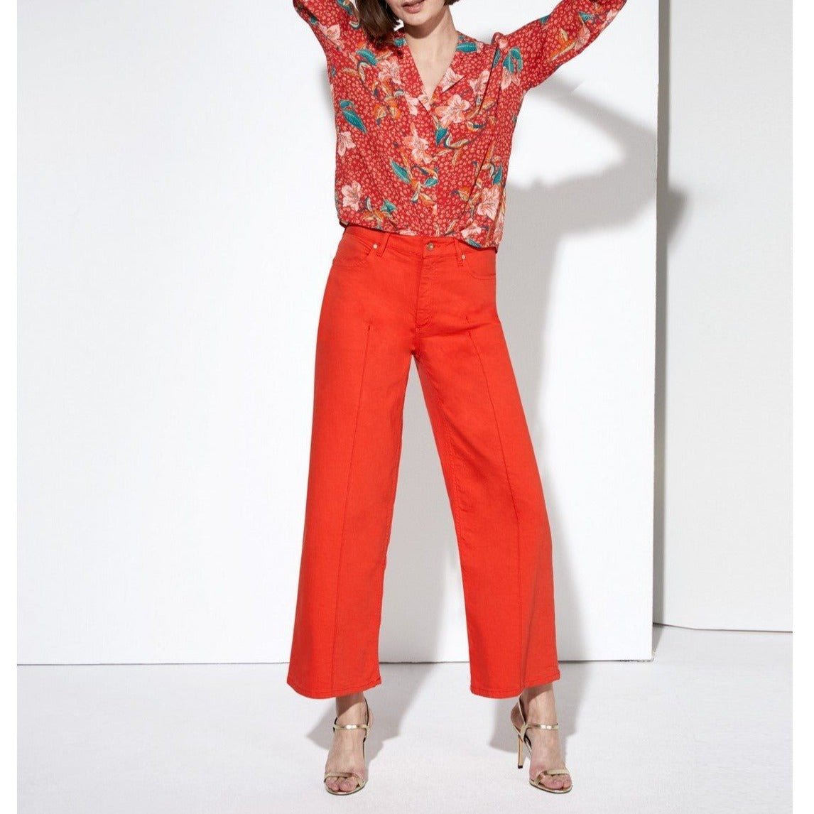 Jeans Color Amapola - Fiesta - Mujer