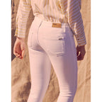Jean Skinny Cropped Lily - Denim White - Femme