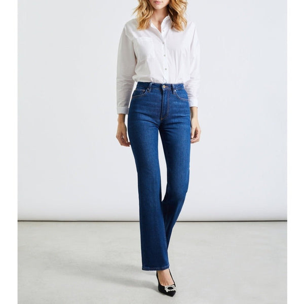 Vaquero flare Pernille - Denim V-354 - Mujer