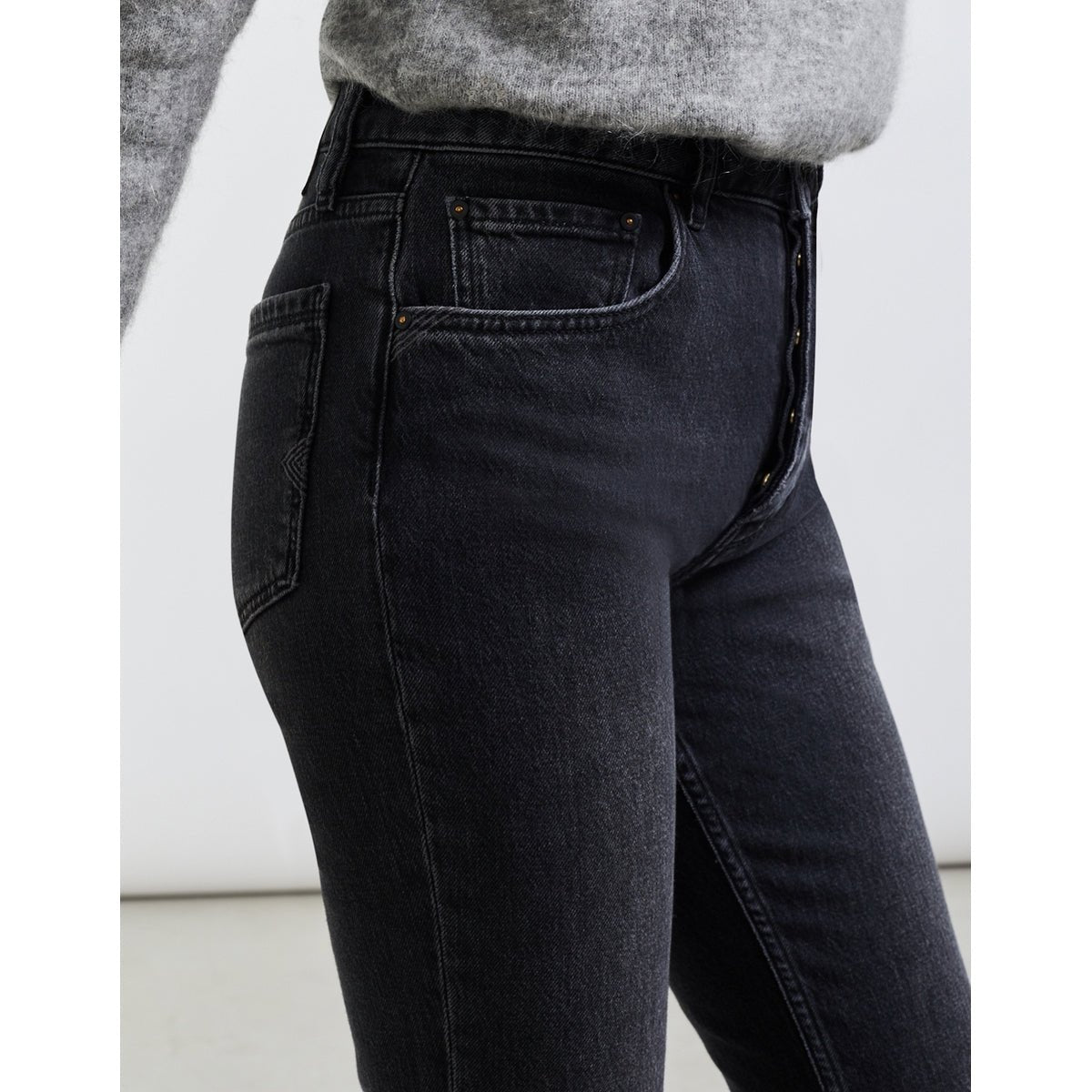 Mom Harlem Jeans - Denim Bl-533 - Women's