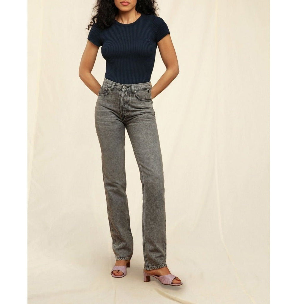 Rouje - Montmartre Jeans - Plain Black Vintage Wash