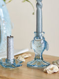 Linley - Candle Holder - Blue - Glass