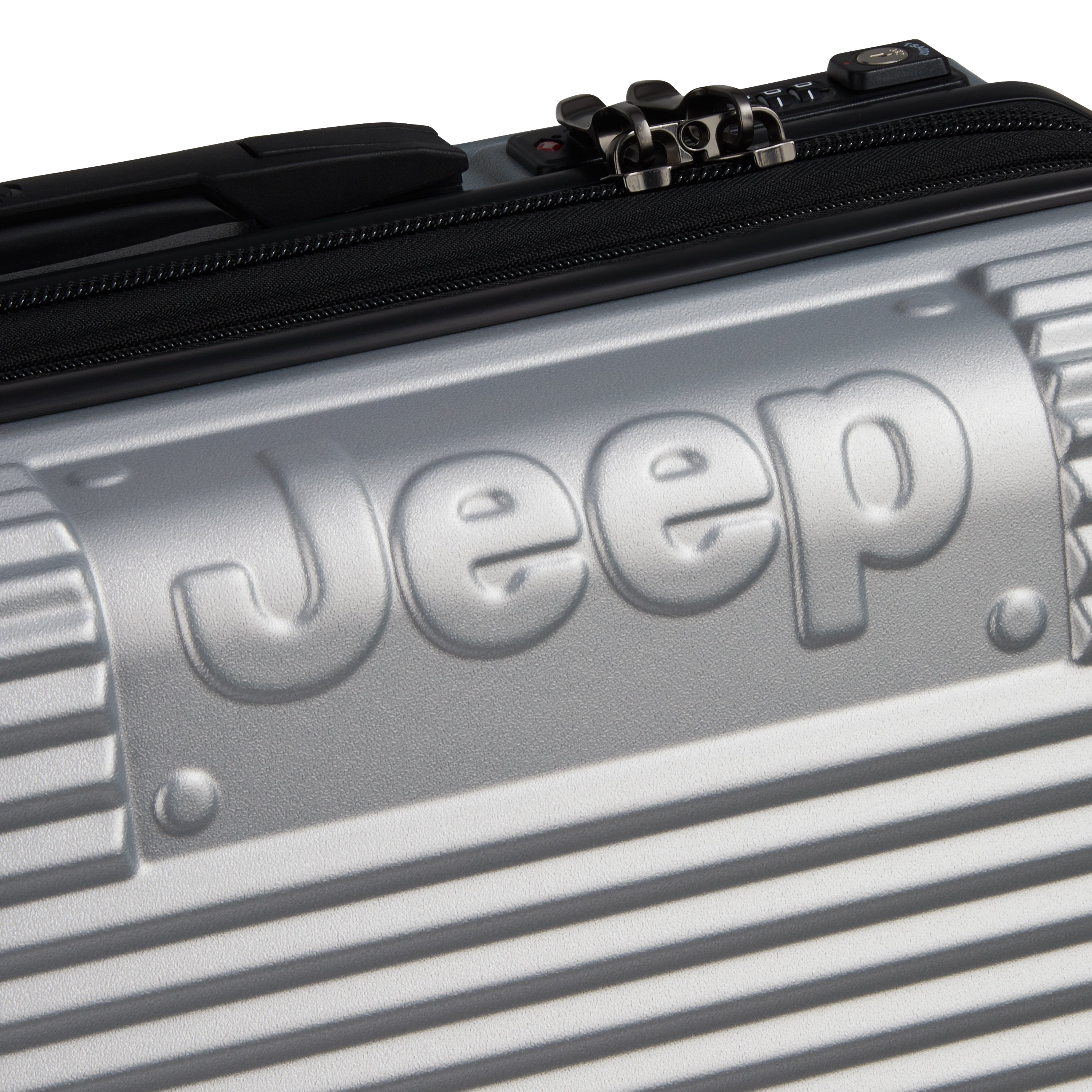 Valise Cabine Jeep - Argent