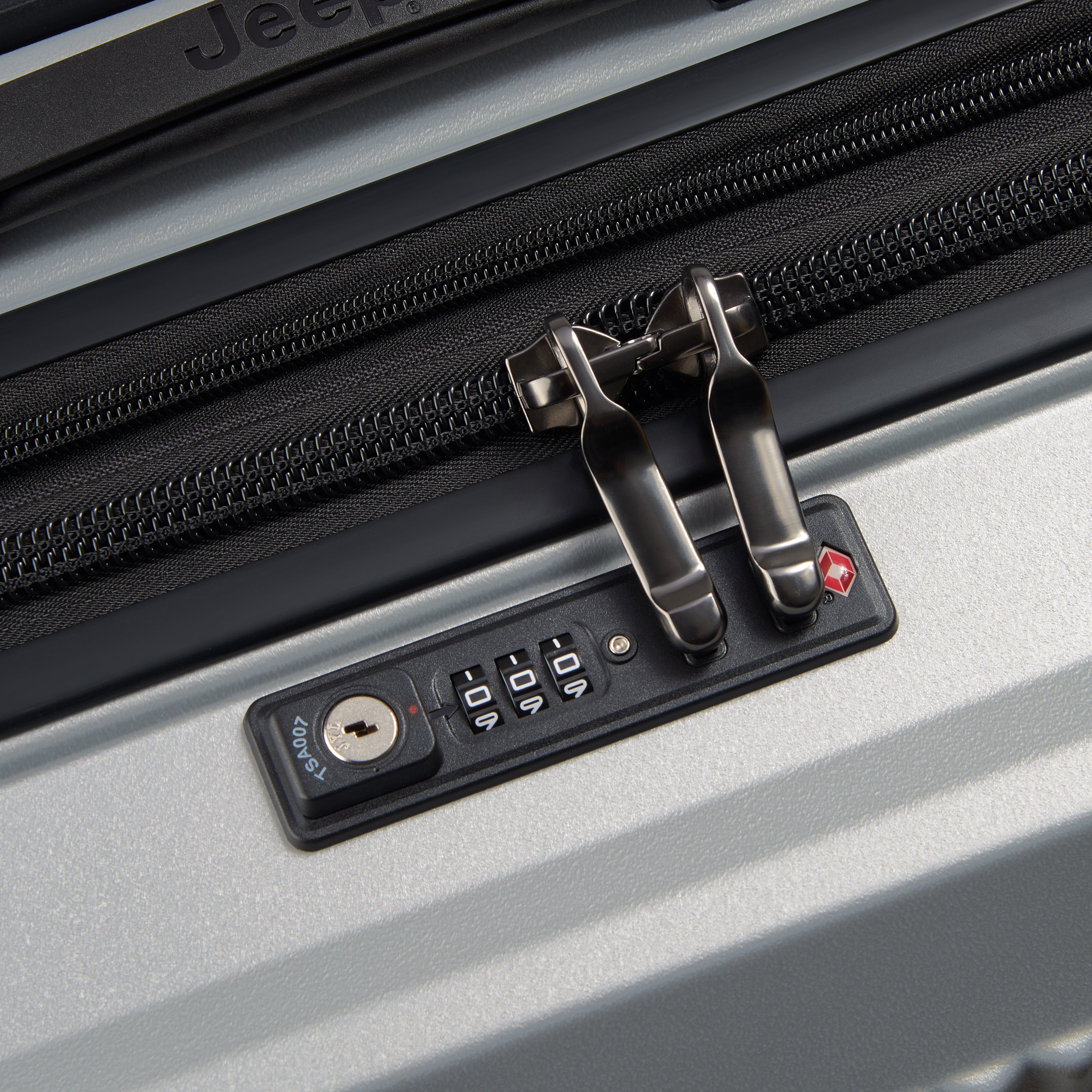 Valise Moyen Séjour Jeep - Argent