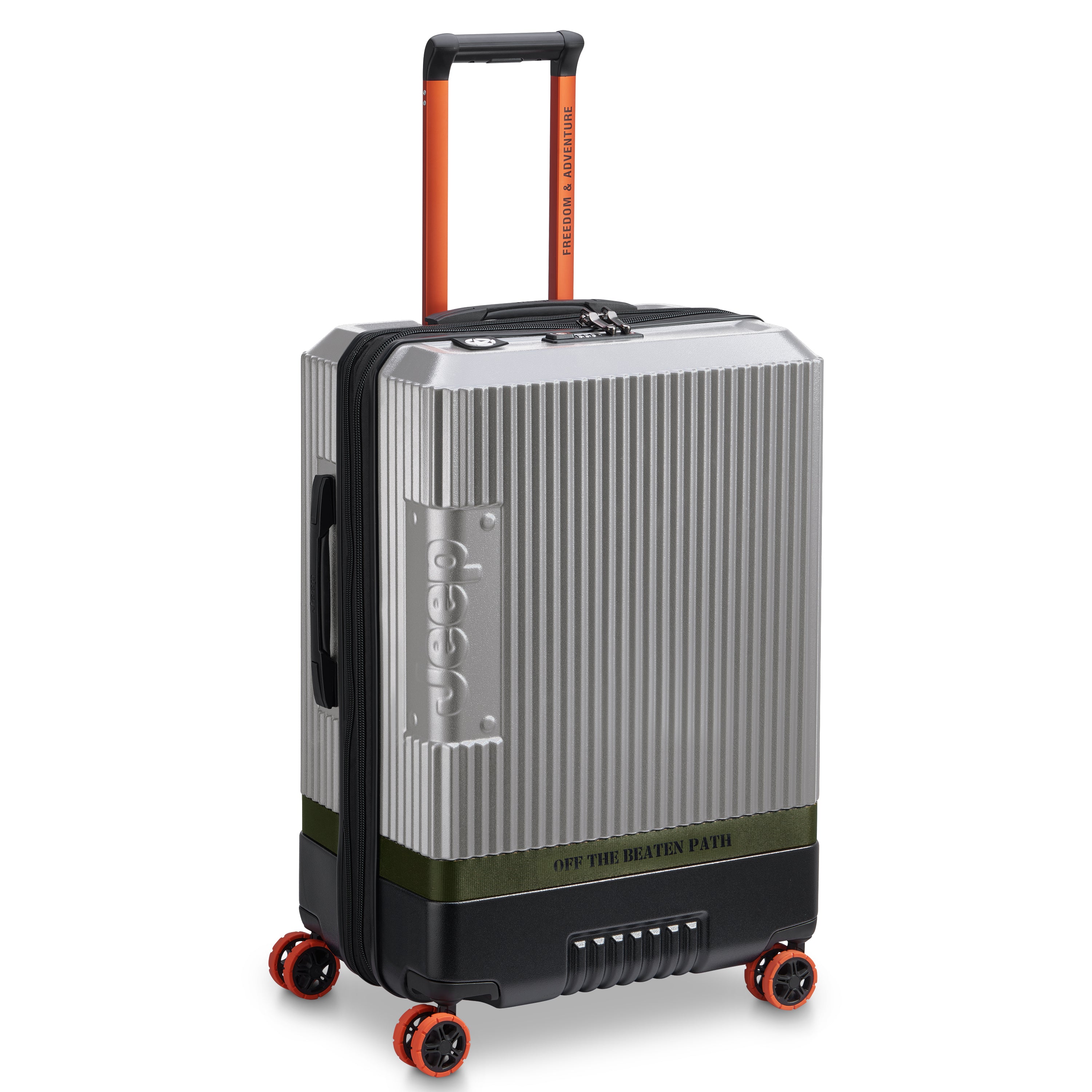 Valise Moyen Séjour Jeep - Argent