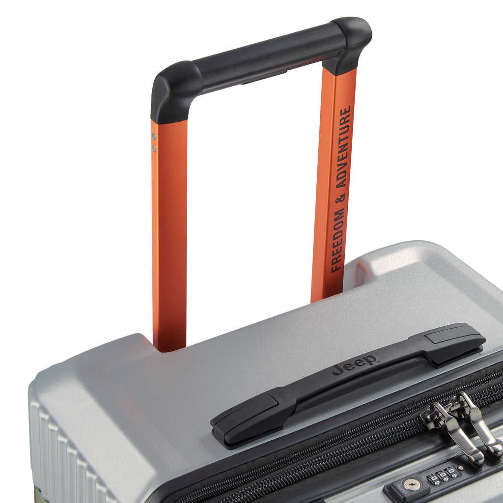 Jeep Long Stay Suitcase - Silver