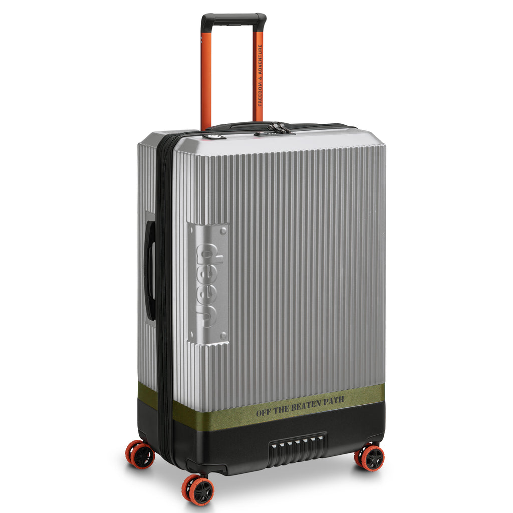 Jeep Long Stay Suitcase - Silver