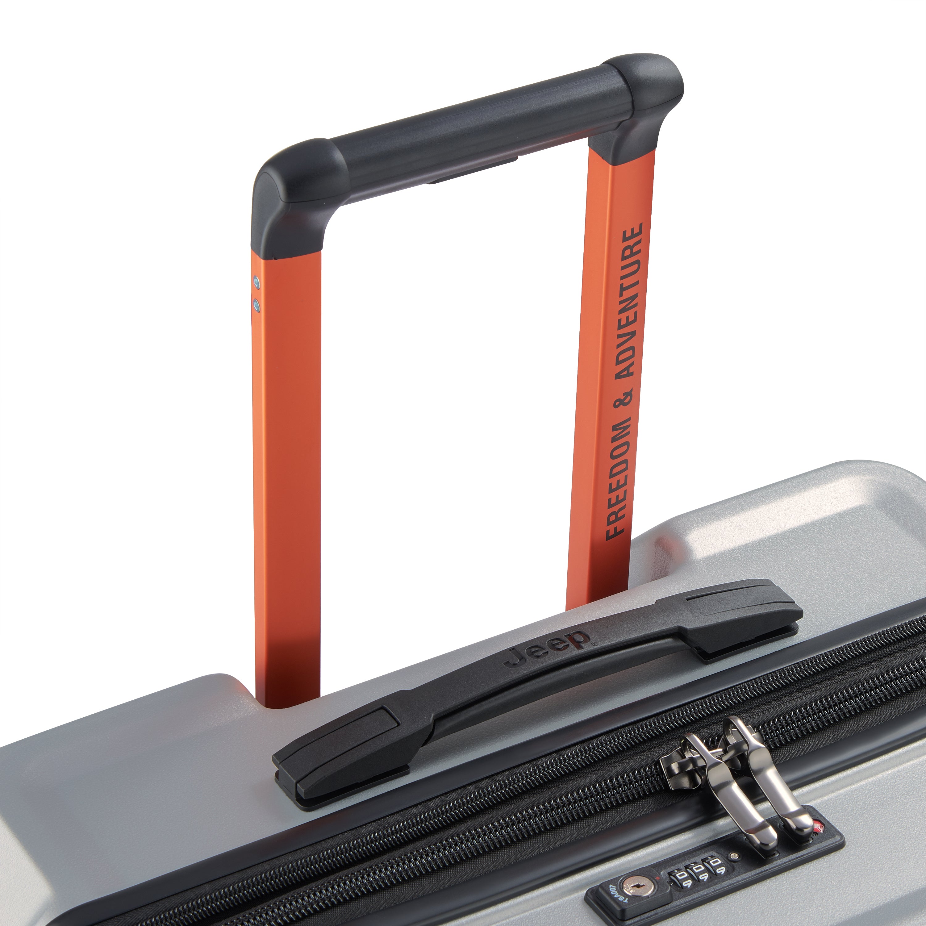 Jeep Long Stay Suitcase - Silver