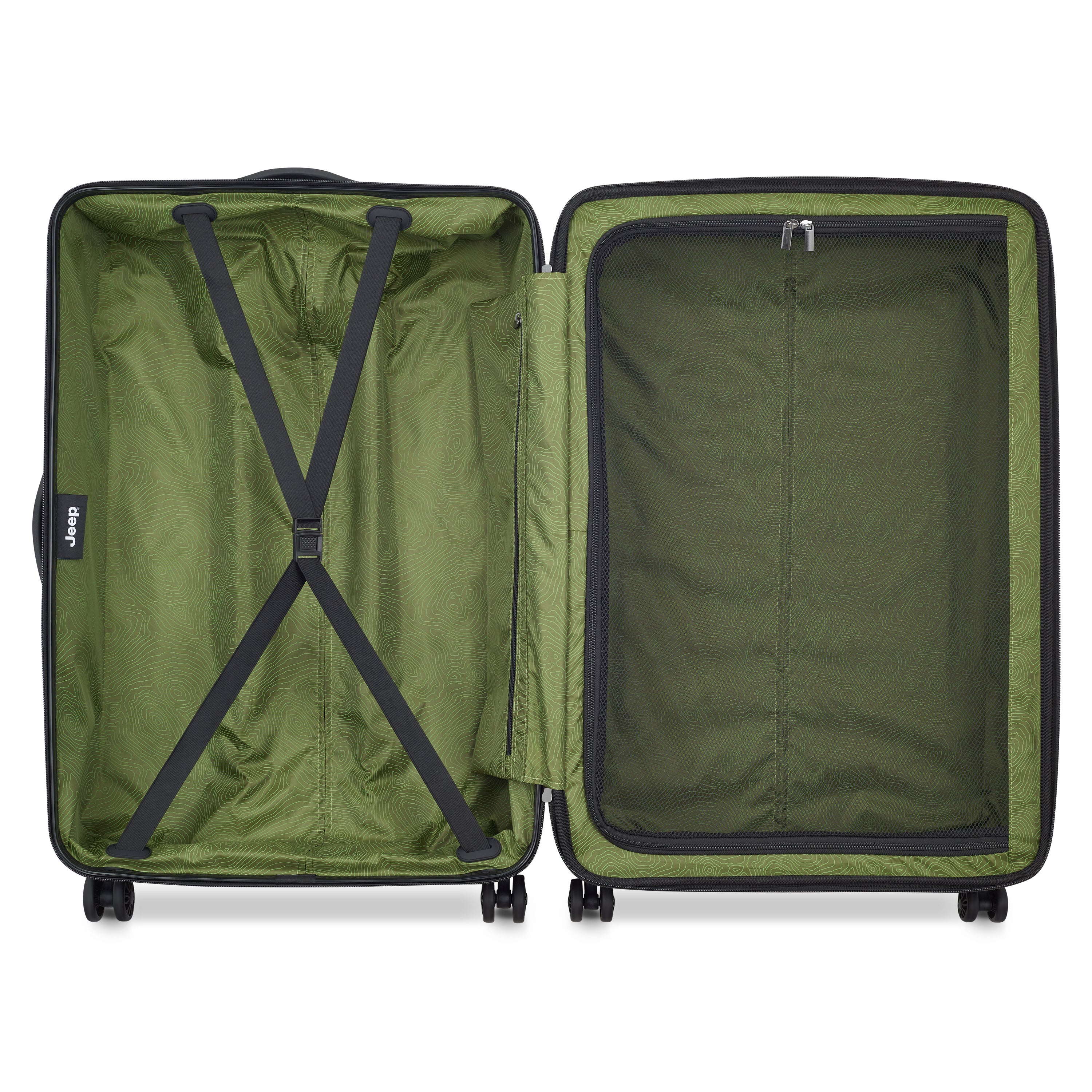 Jeep Long Stay Suitcase - Black