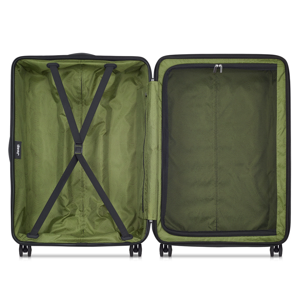 Jeep Long Stay Suitcase - Green