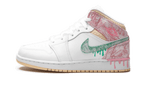 Air Jordan - Air Jordan 1 Mid Se Paint Drip - Blanc