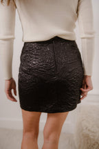 Falda Carla - Jacquard Negro